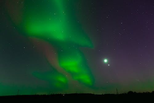 Ilmainen kuvapankkikuva tunnisteilla aurora borealis, luonto, maaseudun