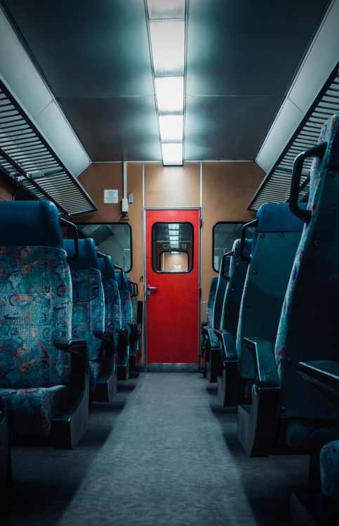 Empty Train with Seats · Free Stock Photo