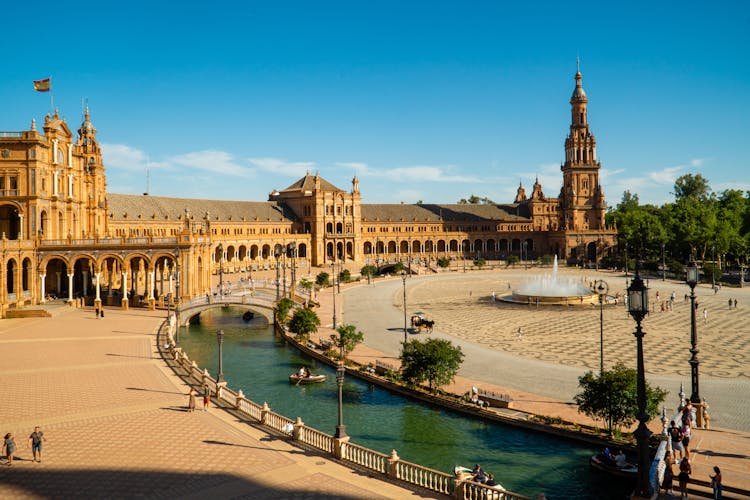 Old Castle On Plaza De Espana