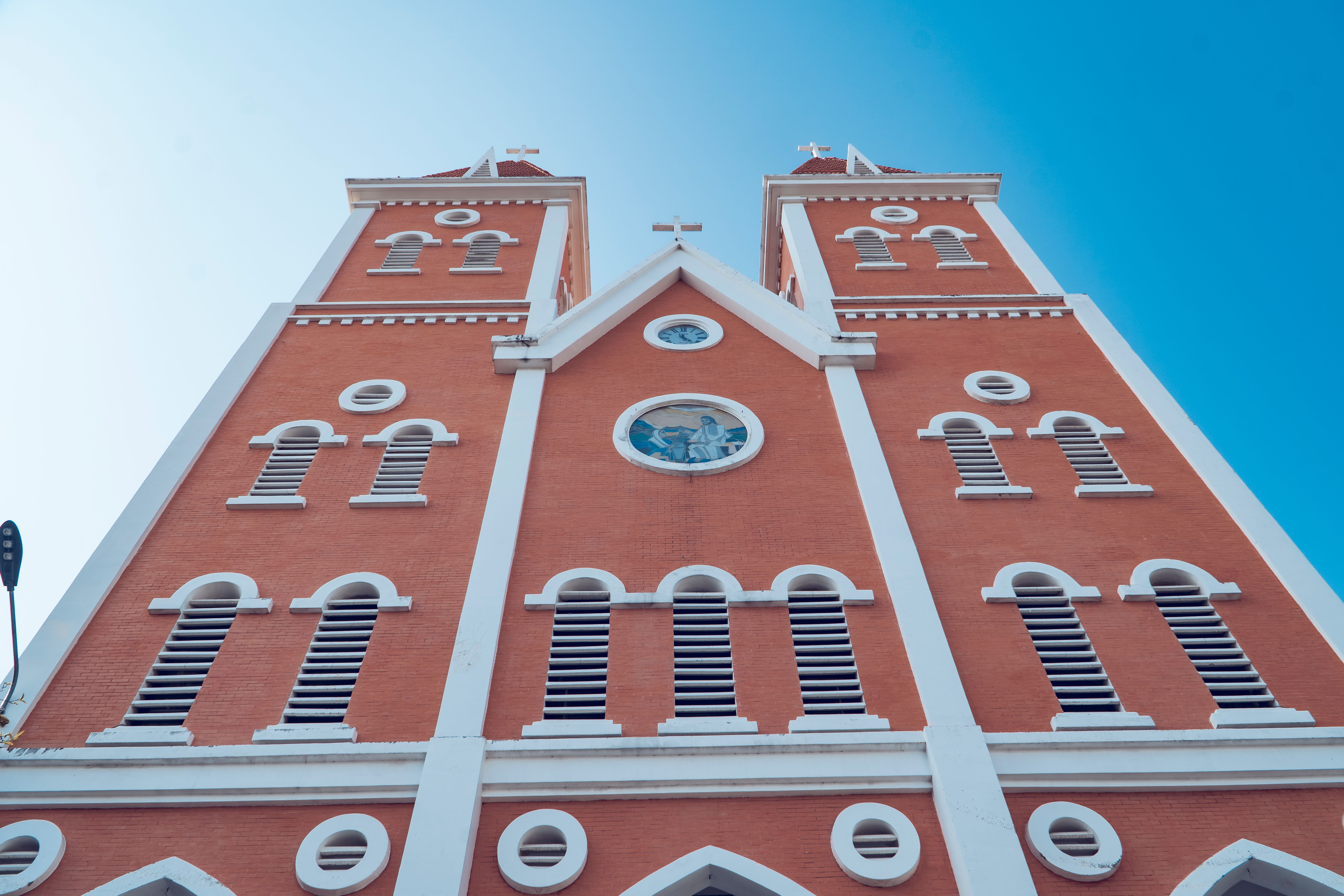 Old Historic Church against Blue Sky · Free Stock Photo