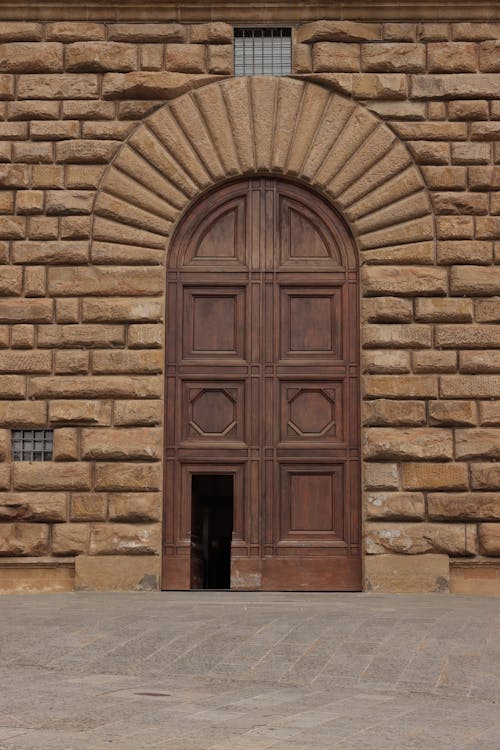 Wooden Door in Building