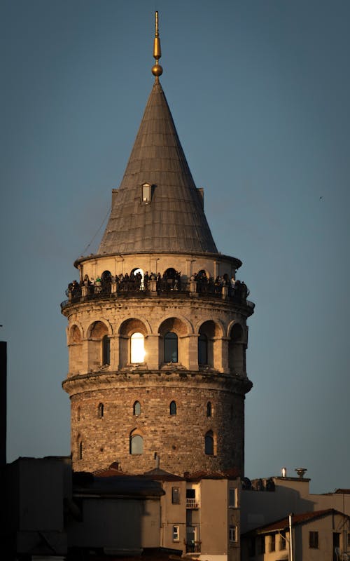 Gratis arkivbilde med 14. århundre, galata tårn, Istanbul