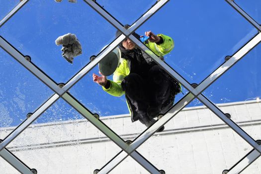 windows lapping a roof
