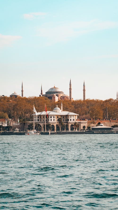 Mosque among Trees in Autumn