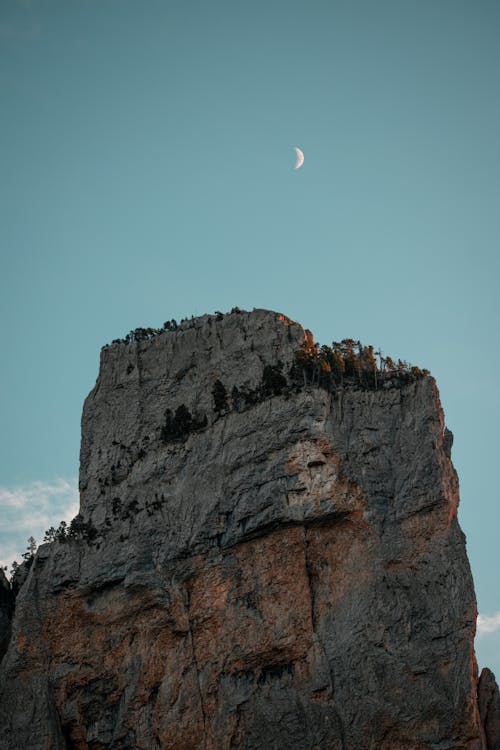 地質學, 垂直拍摄, 懸崖 的 免费素材图片