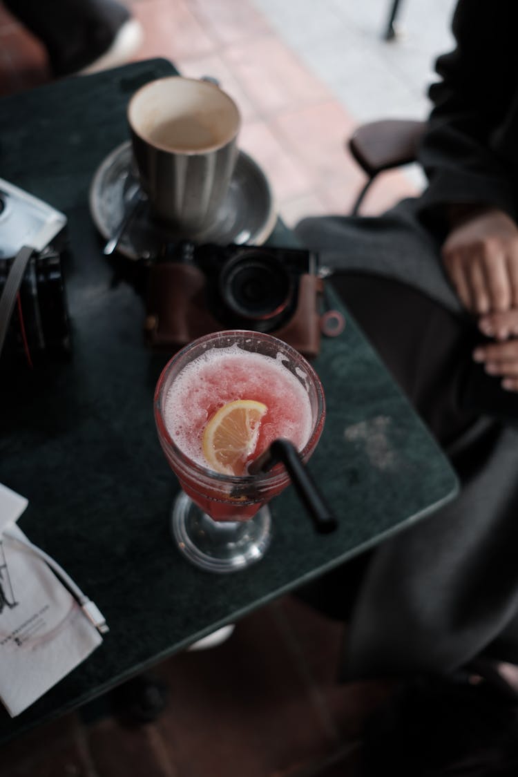 Delicious Cocktail On Table