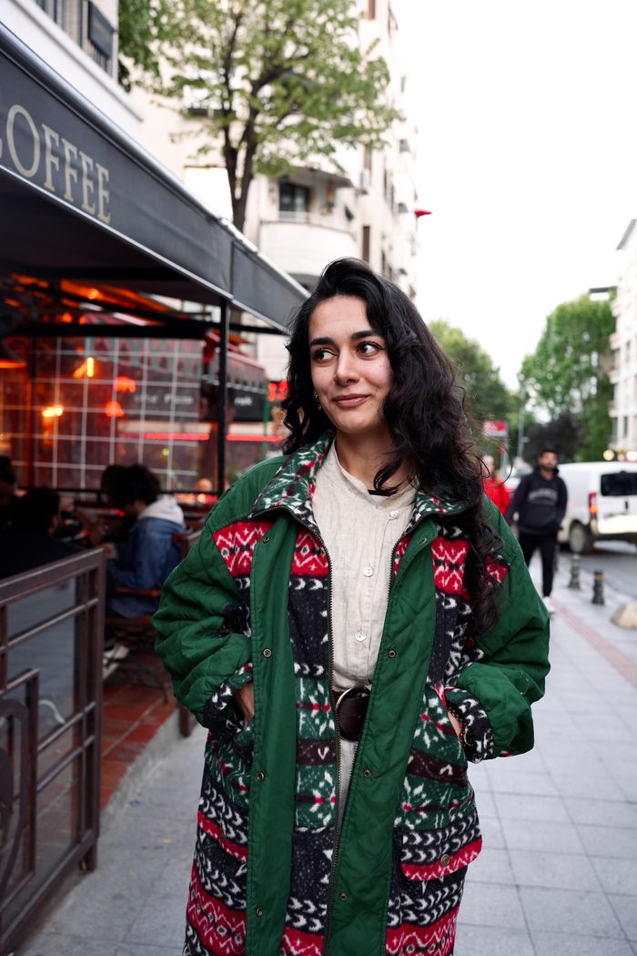 Candid café portrait illustrating a closing image