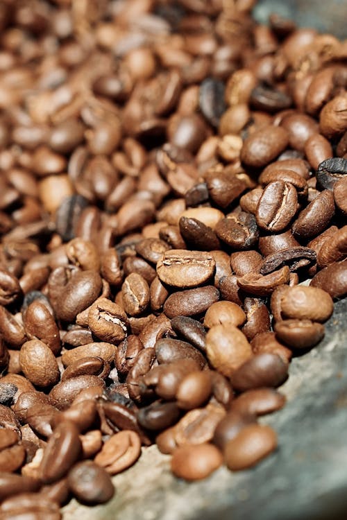 A Close-up of Coffee Beans