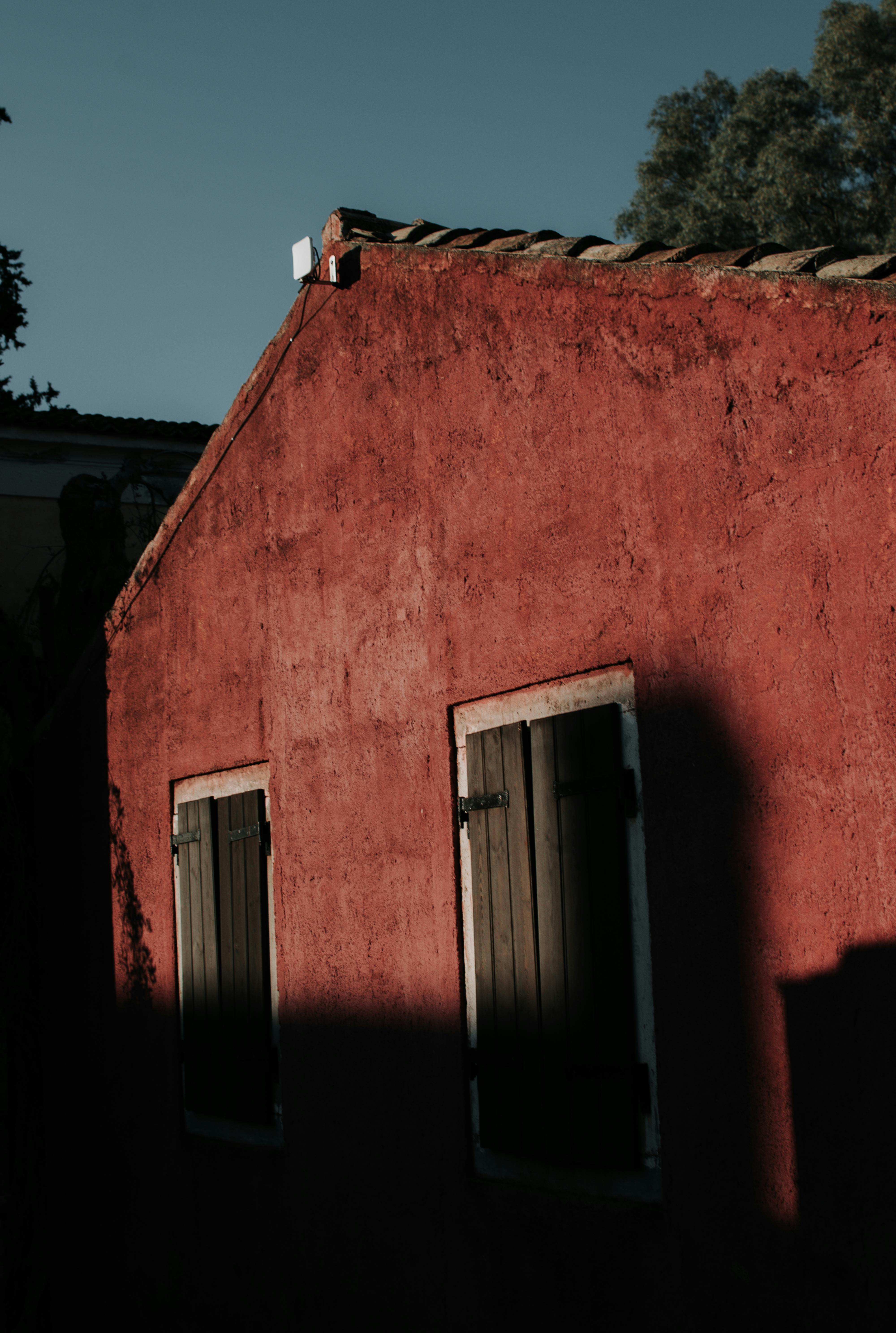 Gratis stockfoto met artistieke gevel, avond licht, buitenkant huis Stockfoto