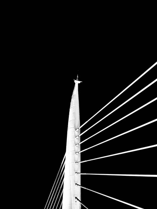 Free stock photo of architectural, at night, bridge Stock Photo