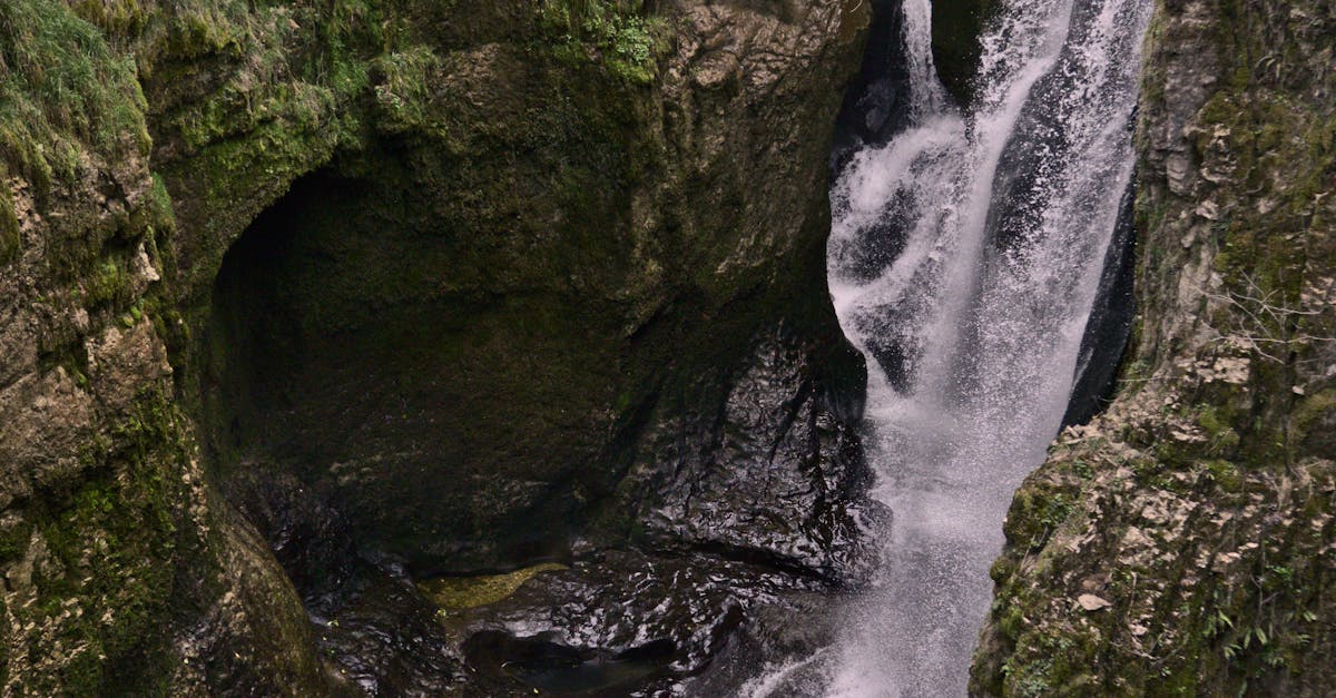 Waterfall Water Flowing trough Rocks · Free Stock Photo