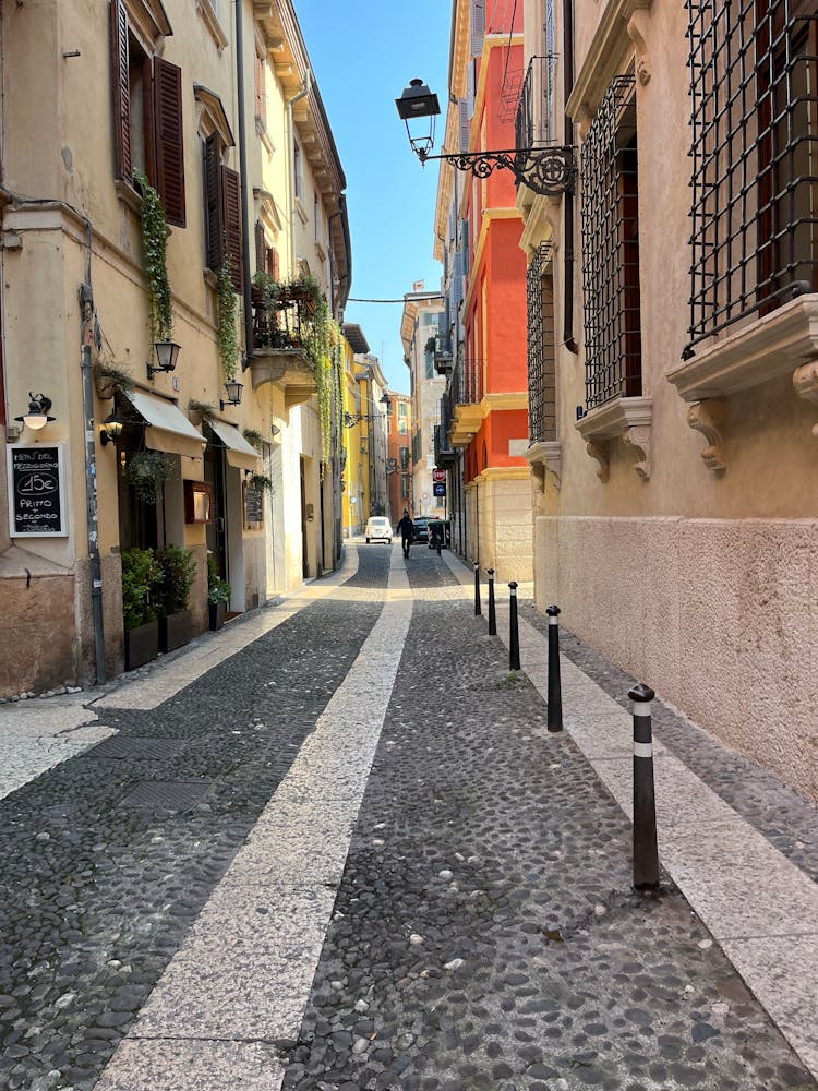 Empty Cobbled Street