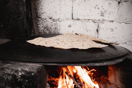 Imagine de stoc gratuită din bucătăria turcească, flacără, flatbread