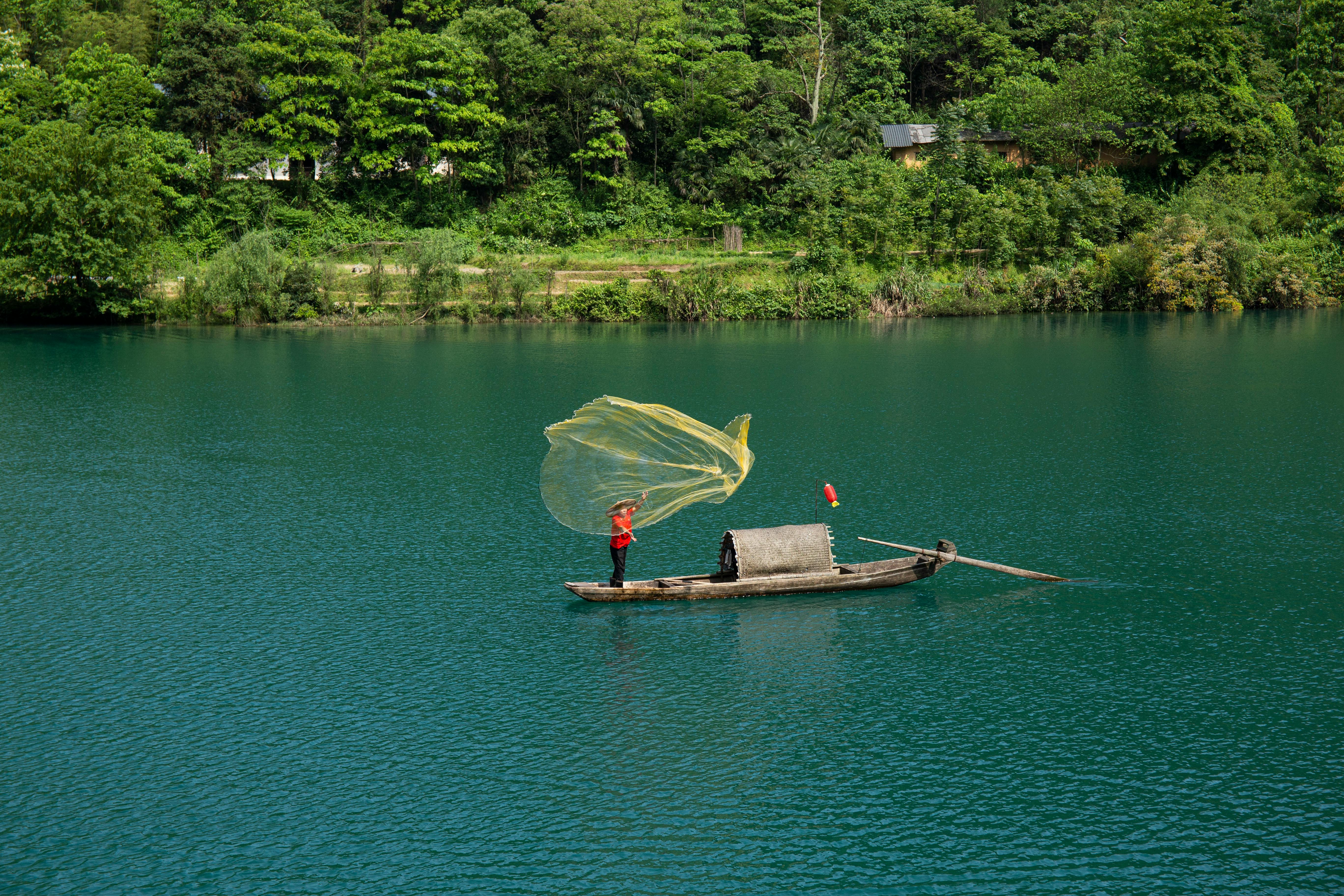 fisherman on a boat