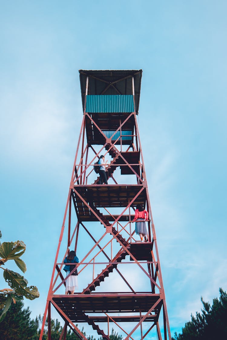 People On Watch Tower