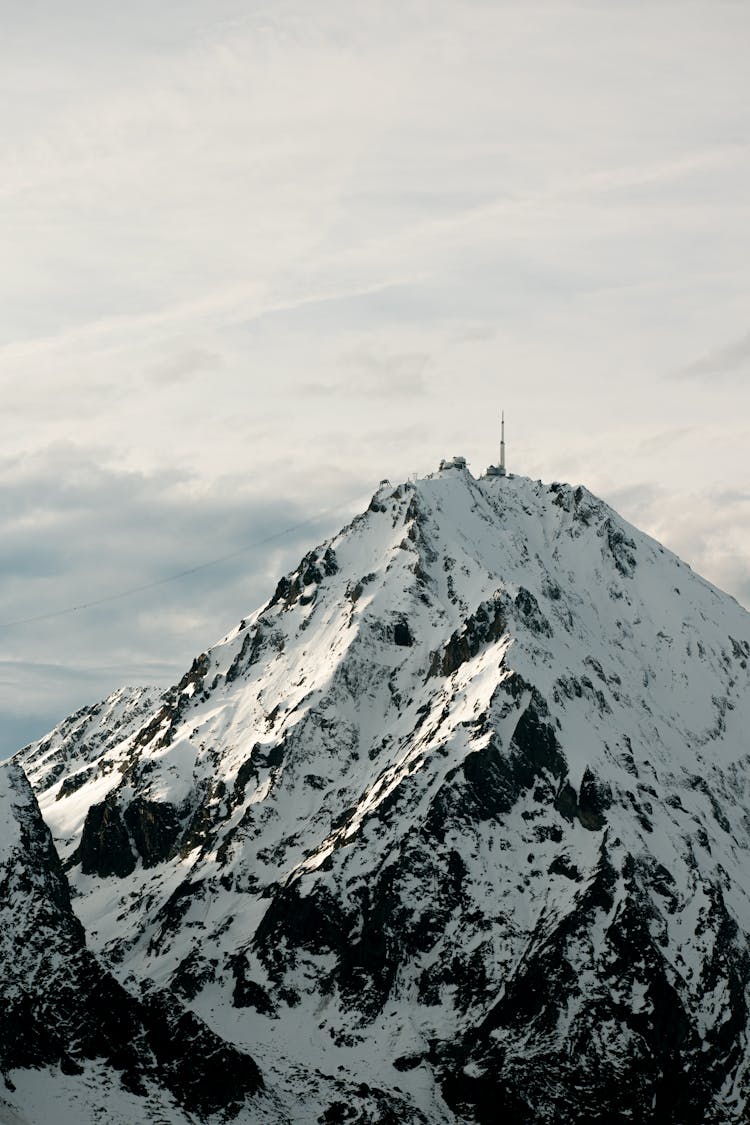 Pic Du Midi De Bigorre In Pyrenees With Observatory At The Top