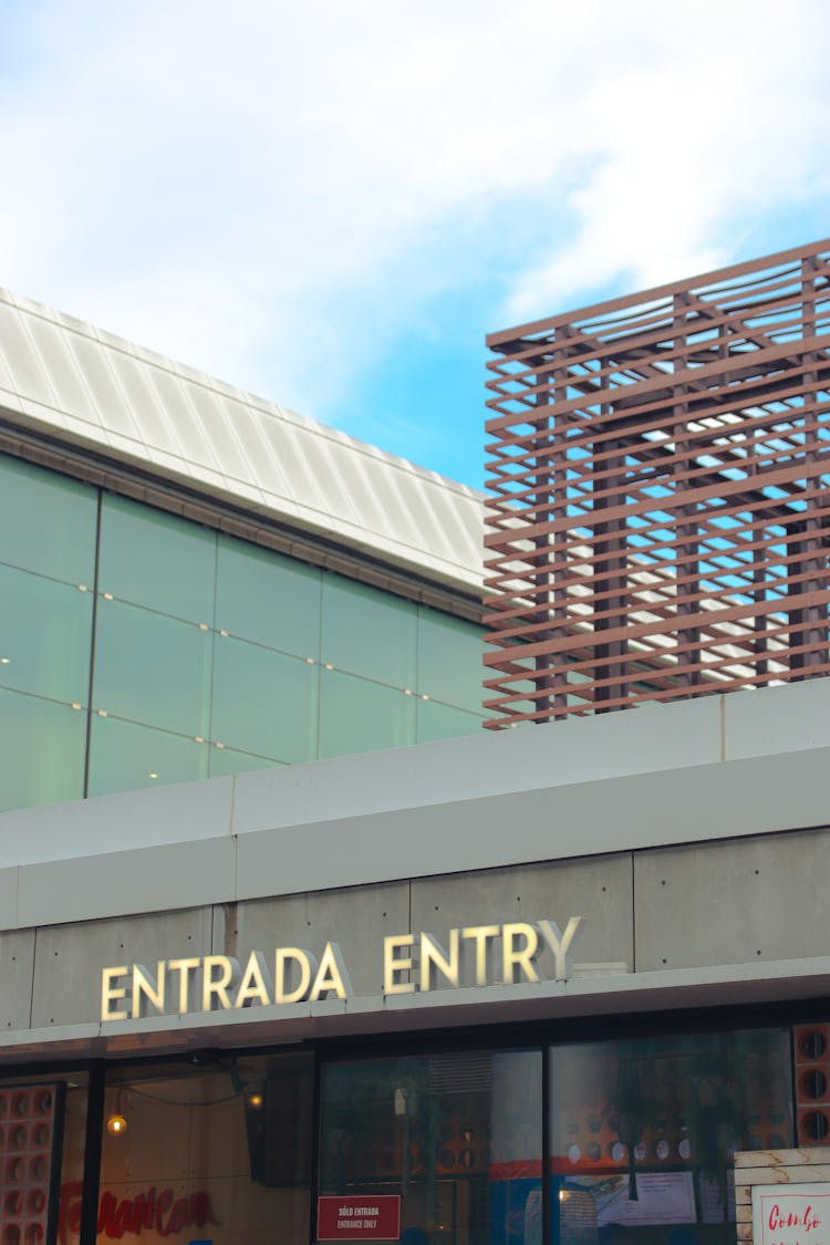 View Of The Entrance To A Shop At The Barcelona-El Prat Airport, Barcelona, Spain 