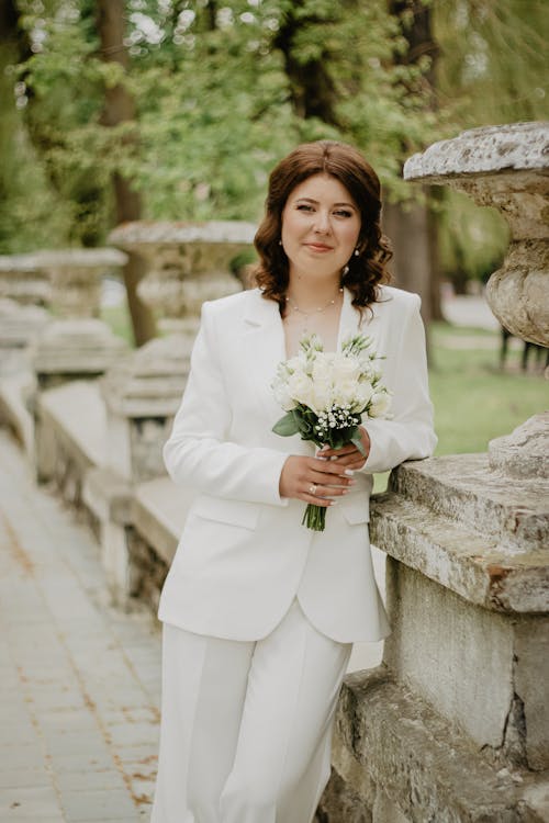 Portrait of a Woman with Flowers 