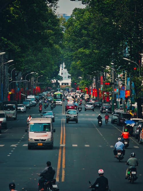 Urban Rush Hour in Hanoi