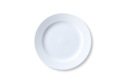 Dish ceramic isolated on white background