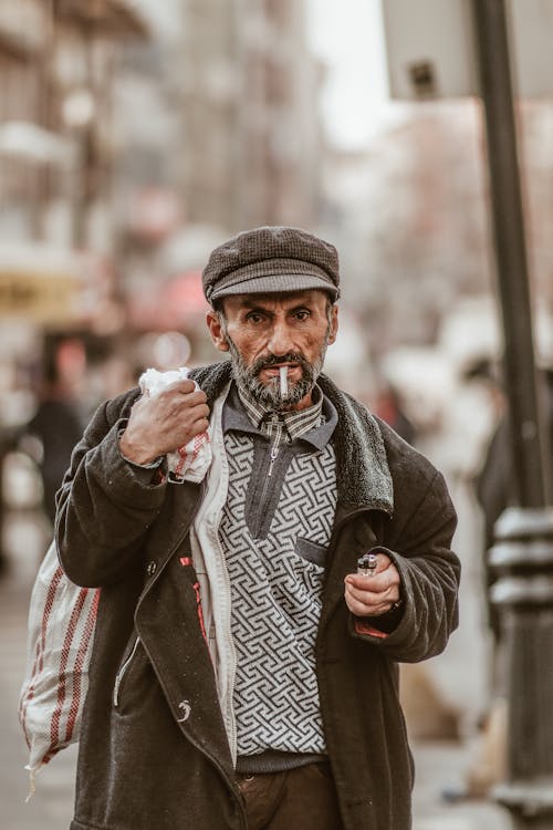 Gratis stockfoto met baard, cap, eerlijk