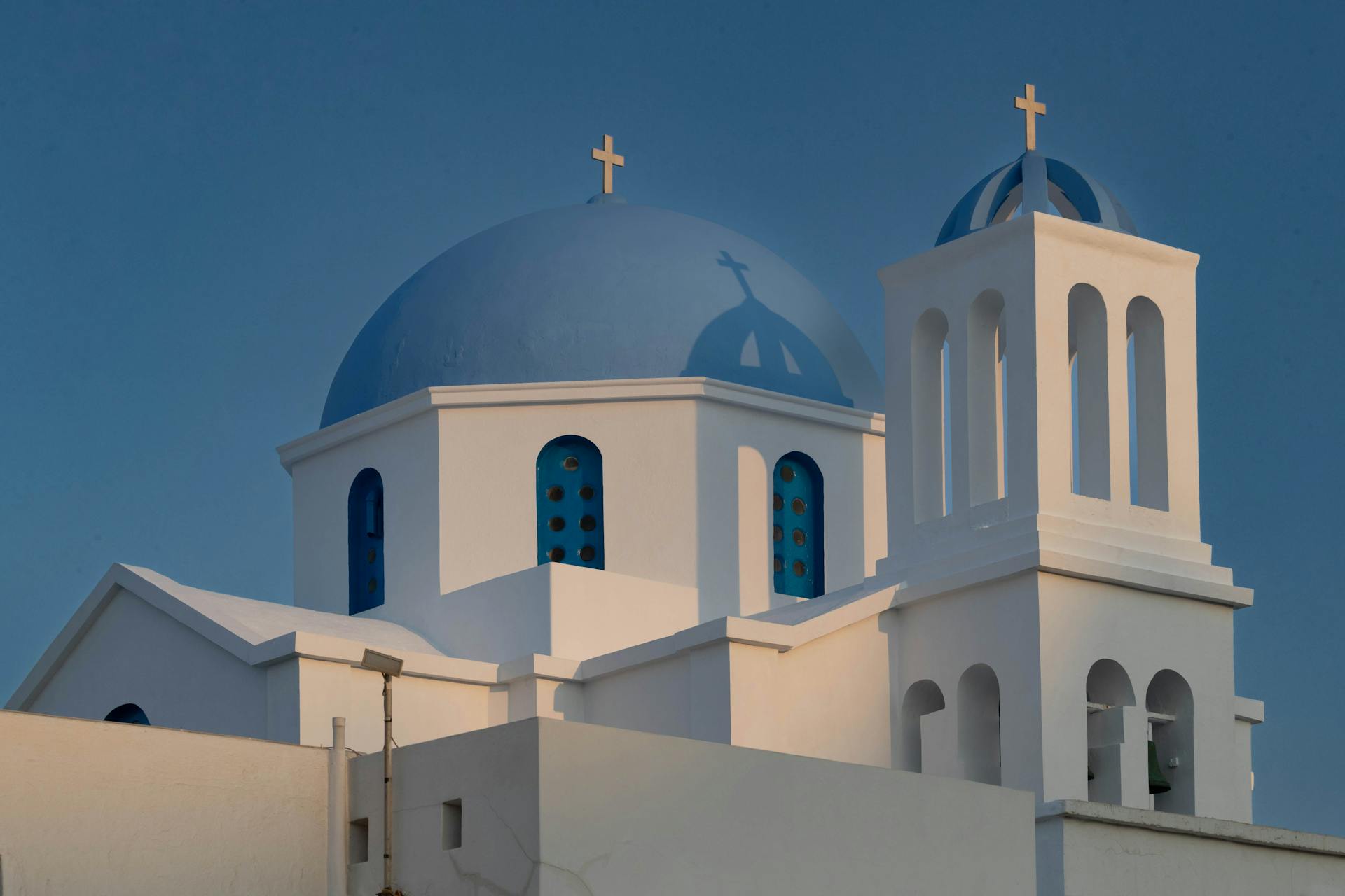 Domes in a Greek Church