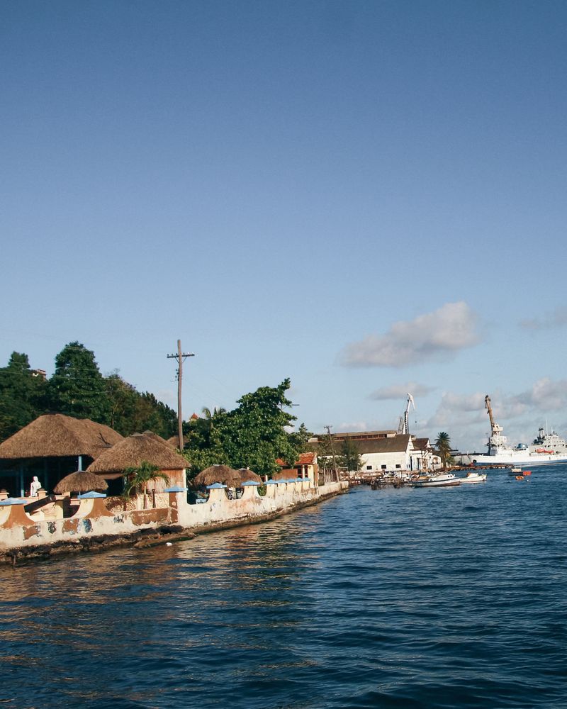 Representative photo of a tropical waterfront and marina precinct