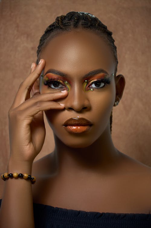 Photos gratuites de femme, femme africaine, maquillage