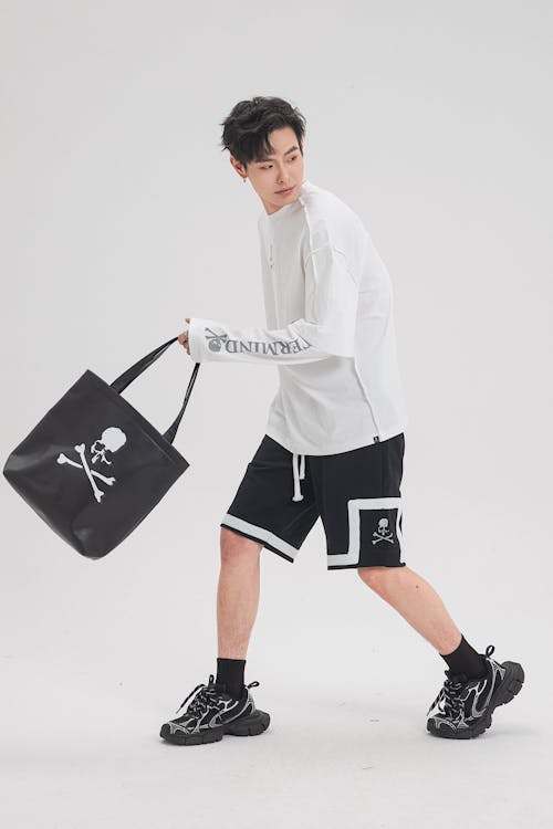 Man in Sportswear Posing in Studio