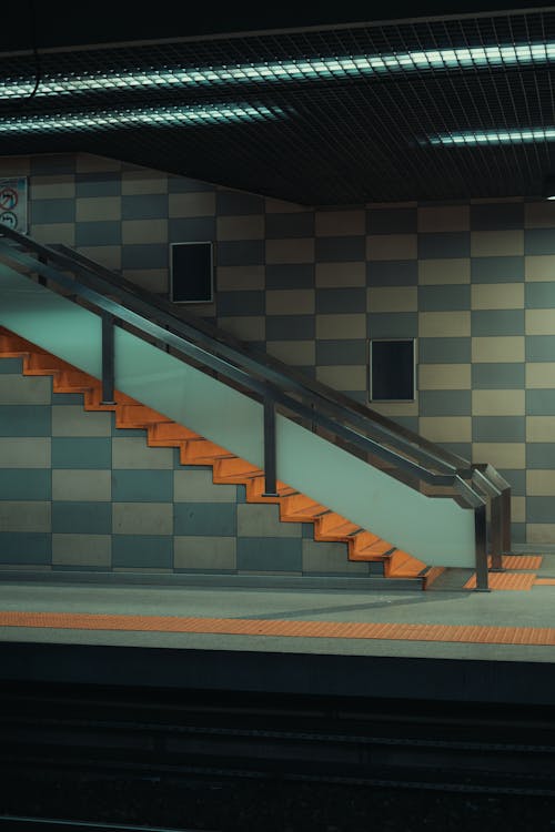 Stairs at the Subway Station 