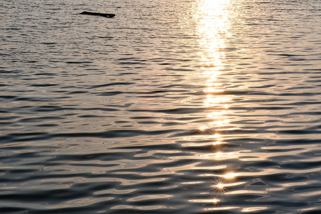 Sunlight Line Reflection Reflection of Sunlight in the Water · Free Stock Photo