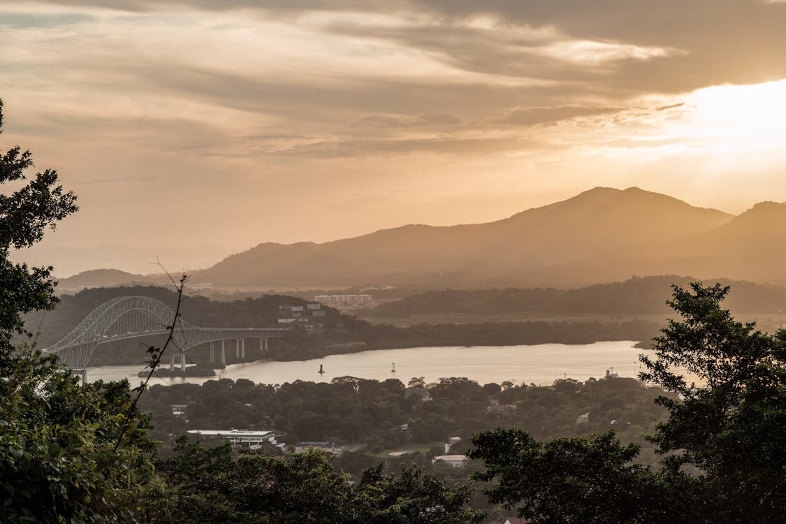 Free Top View Photography of Bridge Stock Photo