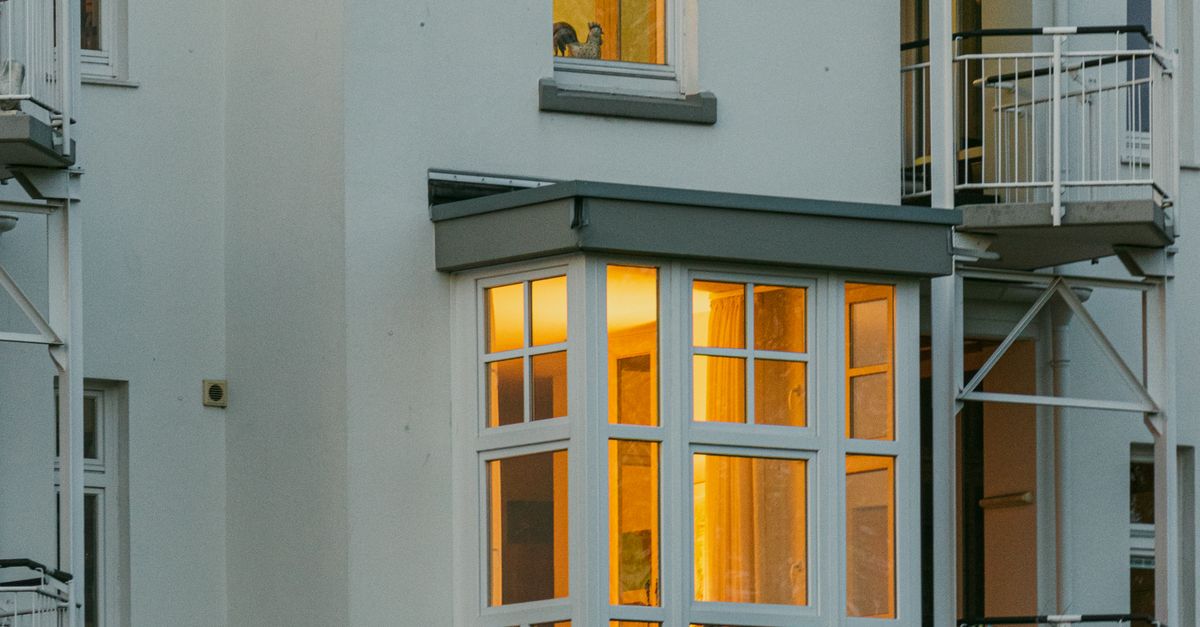Light In Window Light in Windows of House · Free Stock Photo