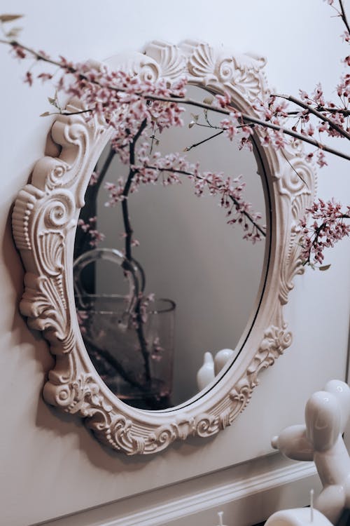 Cherry Blossoms over Mirror