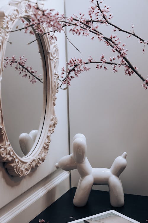 Branches with Blossoms by Mirror