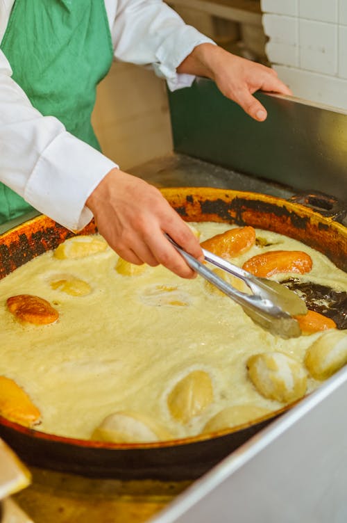 Cook Preparing Food