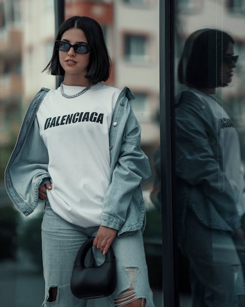 Imagine de stoc gratuită din balenciaga, blugi, brand