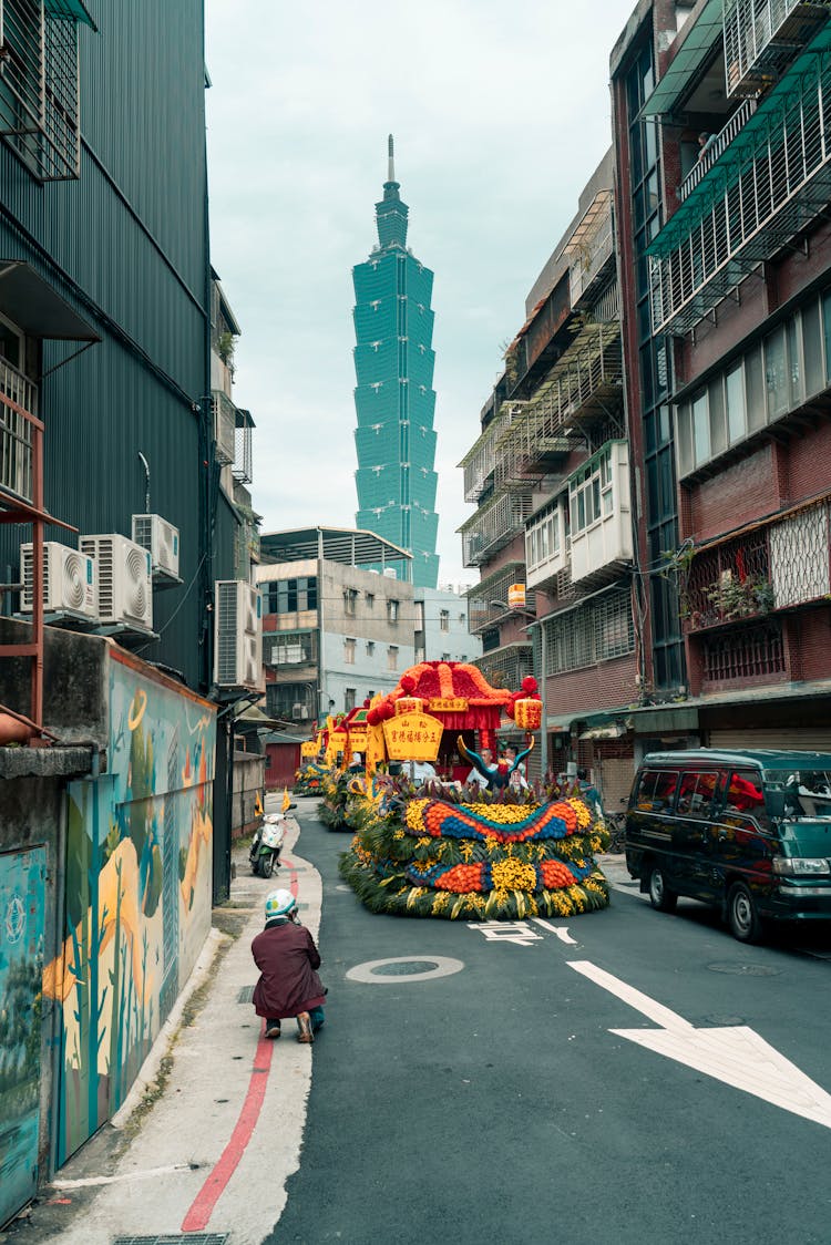 Colorful Parade In Taipei