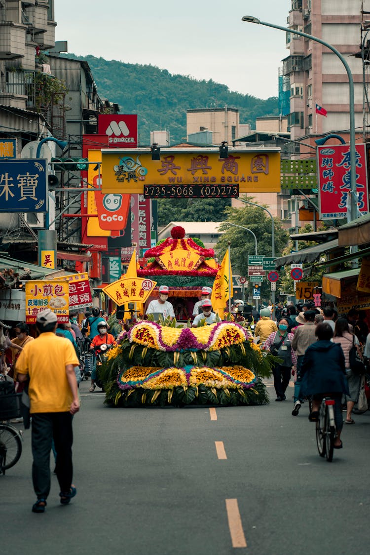 A Parade On A Street