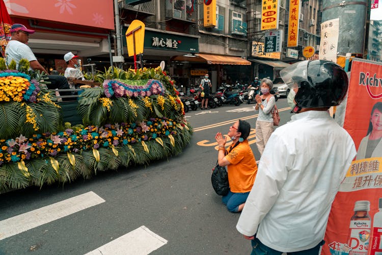 A Parade On A Street