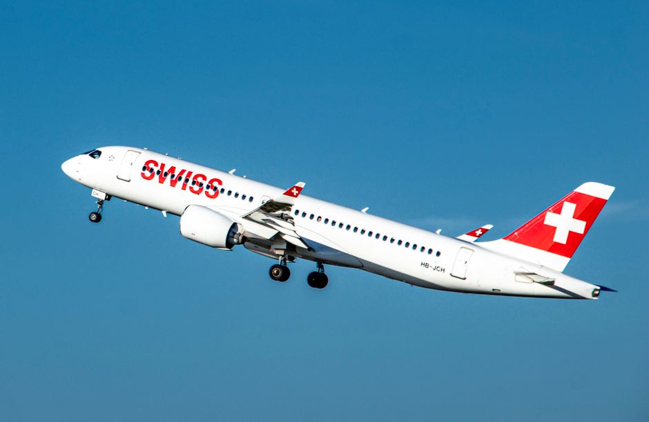 Swiss International Air Lines aircraft at a Swiss airport