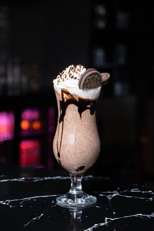 Free Close up of Chocolate Cocktail Stock Photo