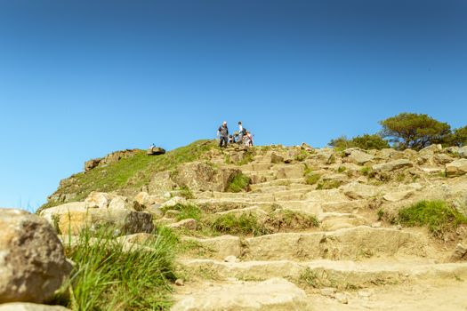 Free stock photo of beach, grass, hill