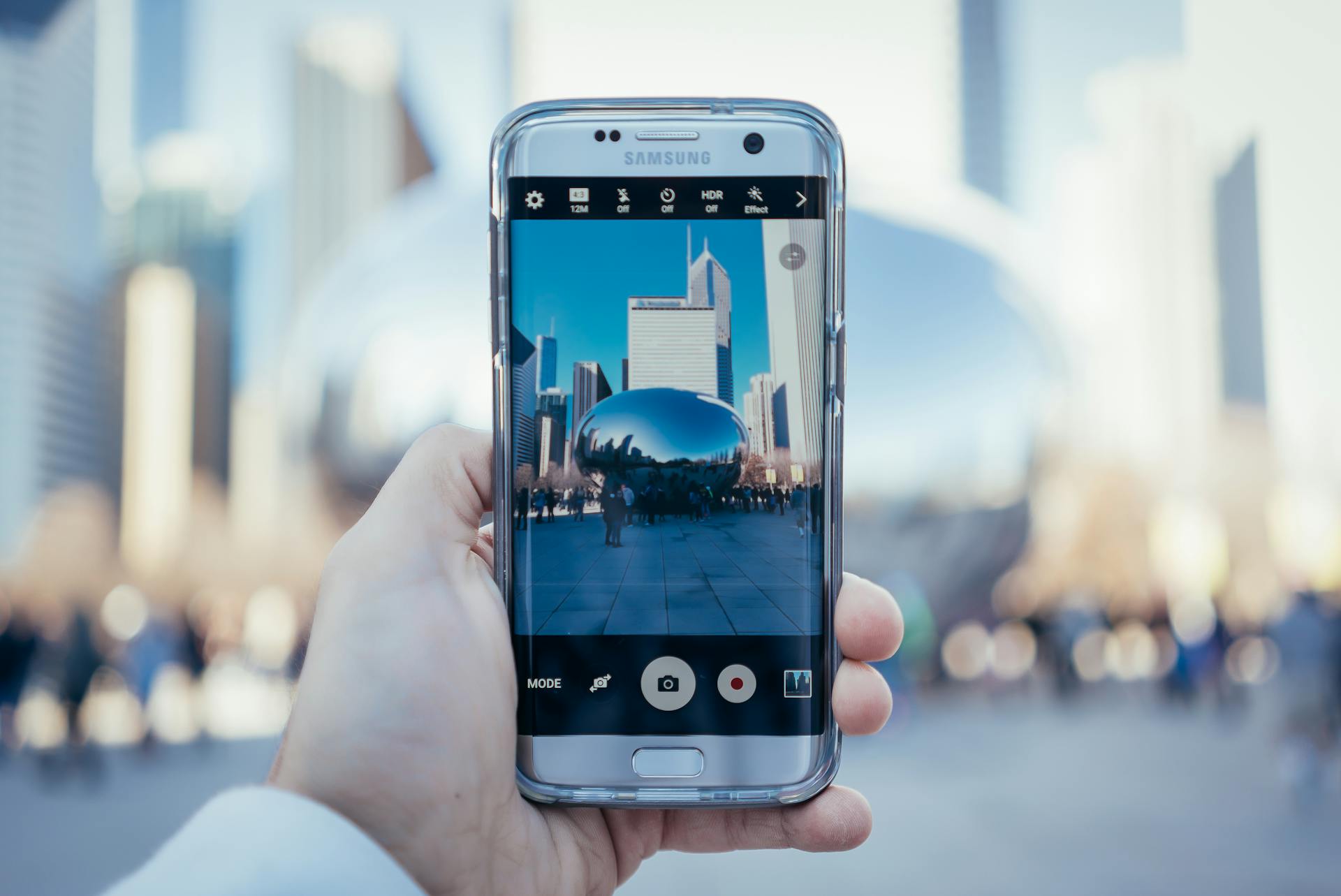 Person Holding Silver Samsung Galaxy Smartphone