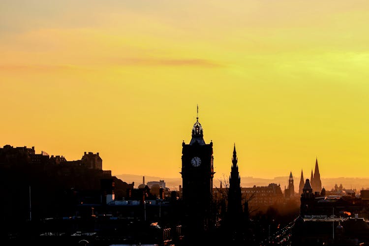 Edinburgh At Sunset