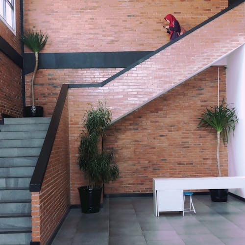 Free stock photo of building, downstairs, stairs Stock Photo