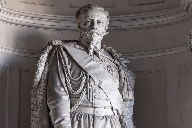 Statue Of Vittorio Emmanuele II In Turin