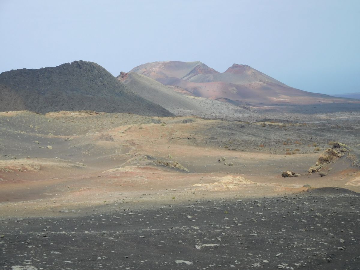 The volcanic Fire Mountains of Timanfaya National Park, Lanzarote