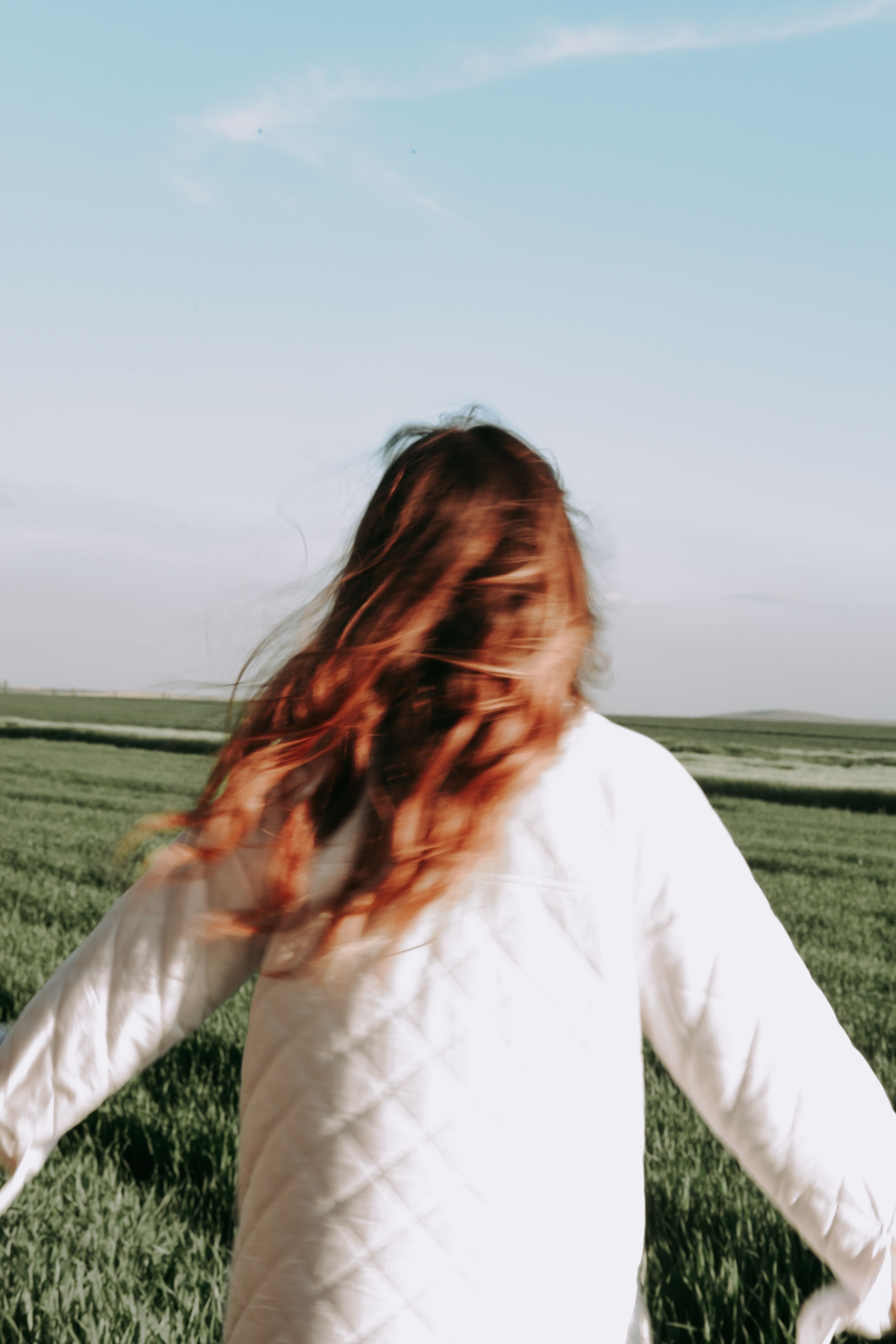 Unrecognizable Woman In The Grass Photos, Download The BEST Free ...