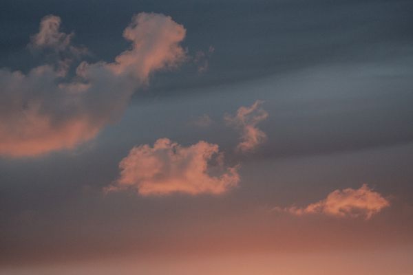 Pink clouds at sunset — photo by Nati on Pexels